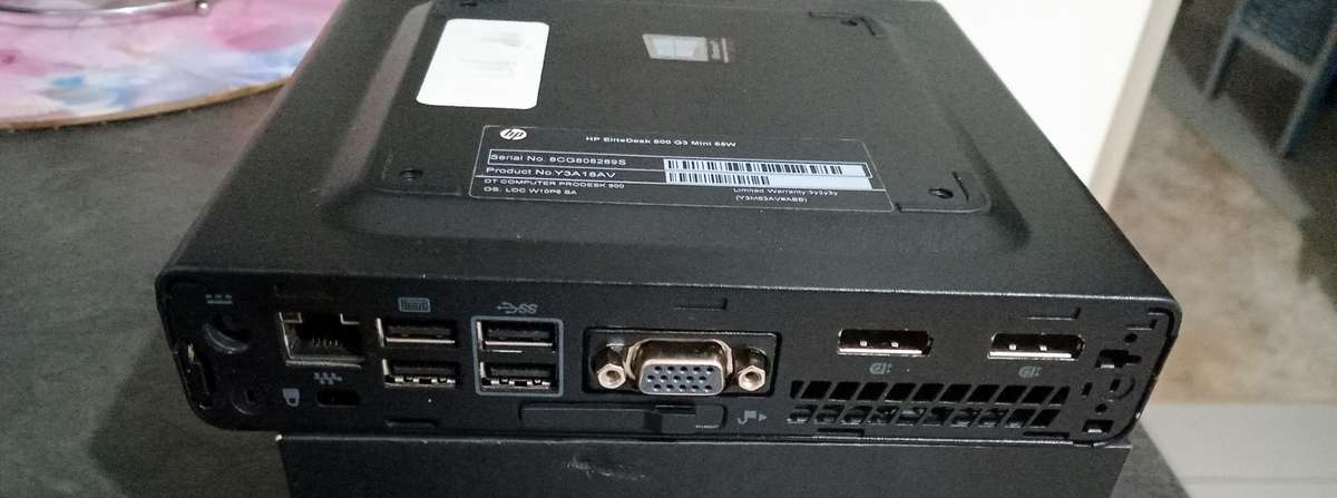 HP Elite Desk 800 mini 65w Core i5 desk computer