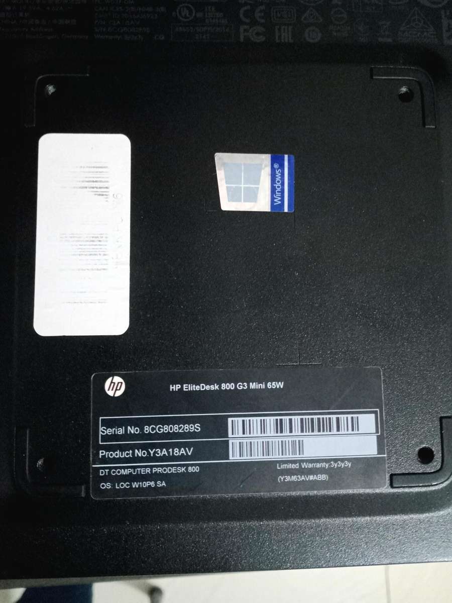 HP Elite Desk 800 mini 65w Core i5 desk computer