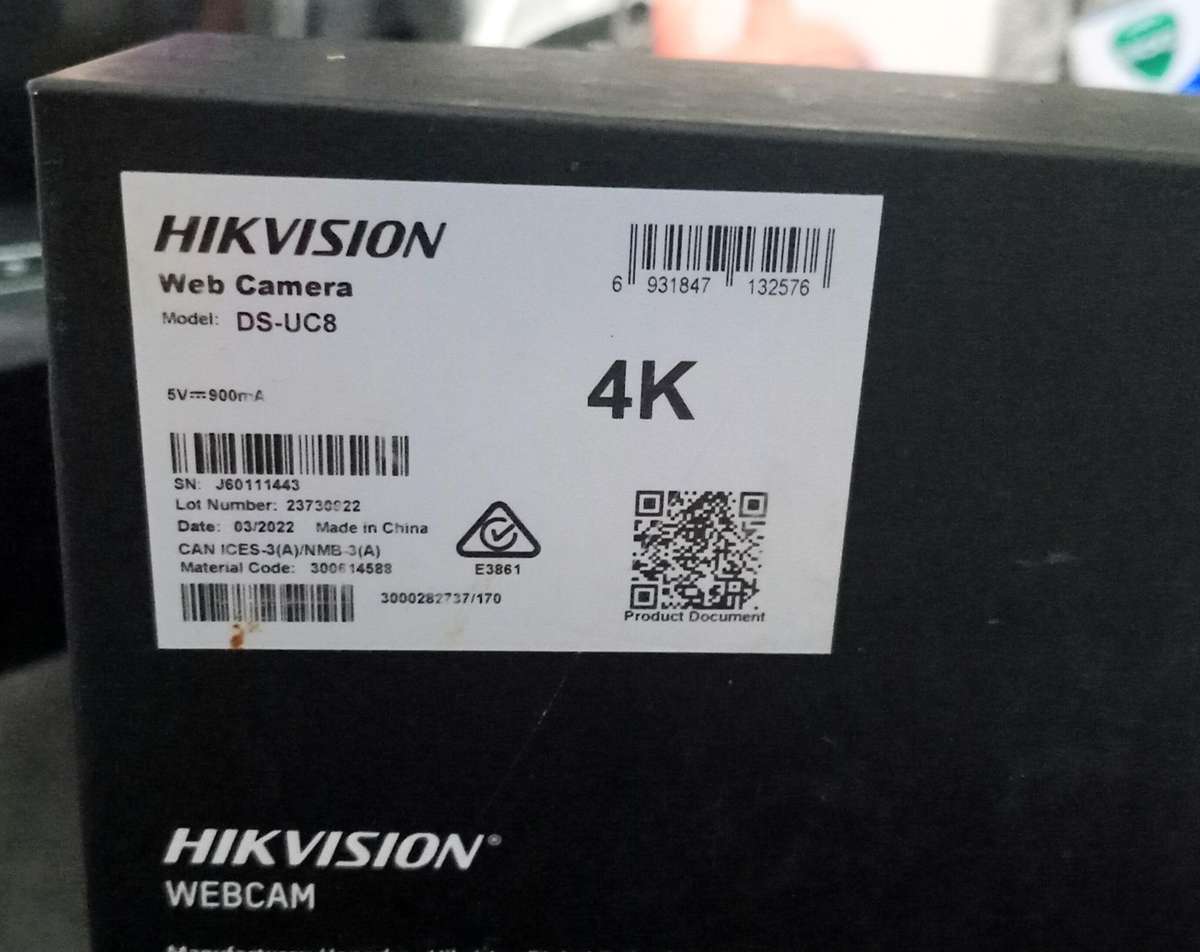 Hkvision 4k Web camera DSUC8