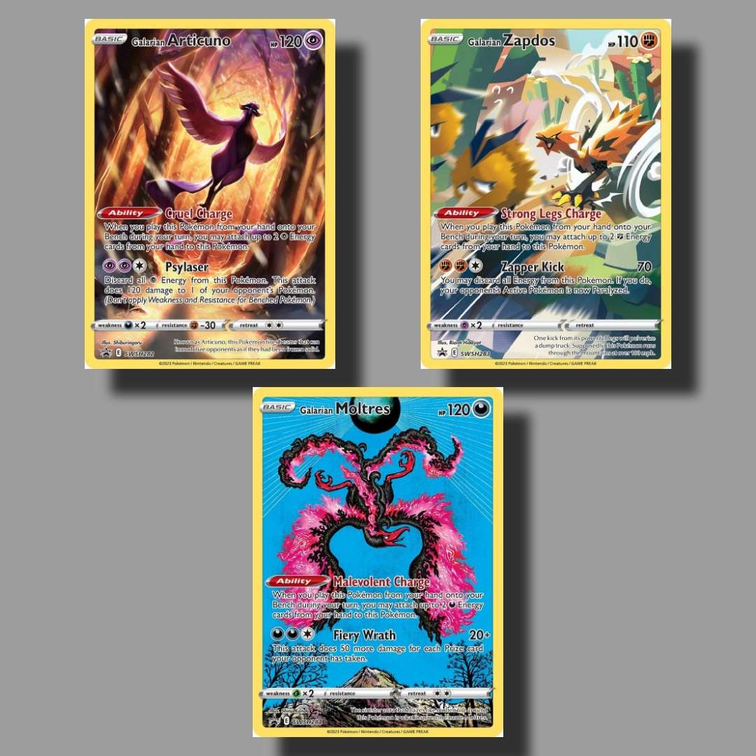 Pokémon Cards: Legendary Bird Trio!