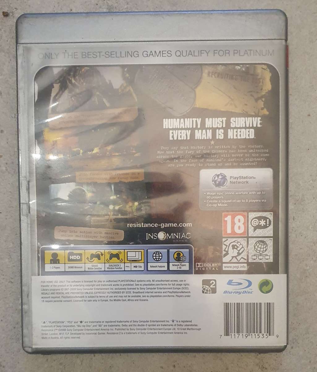 Resistance 2 (Sony PlayStation 3)