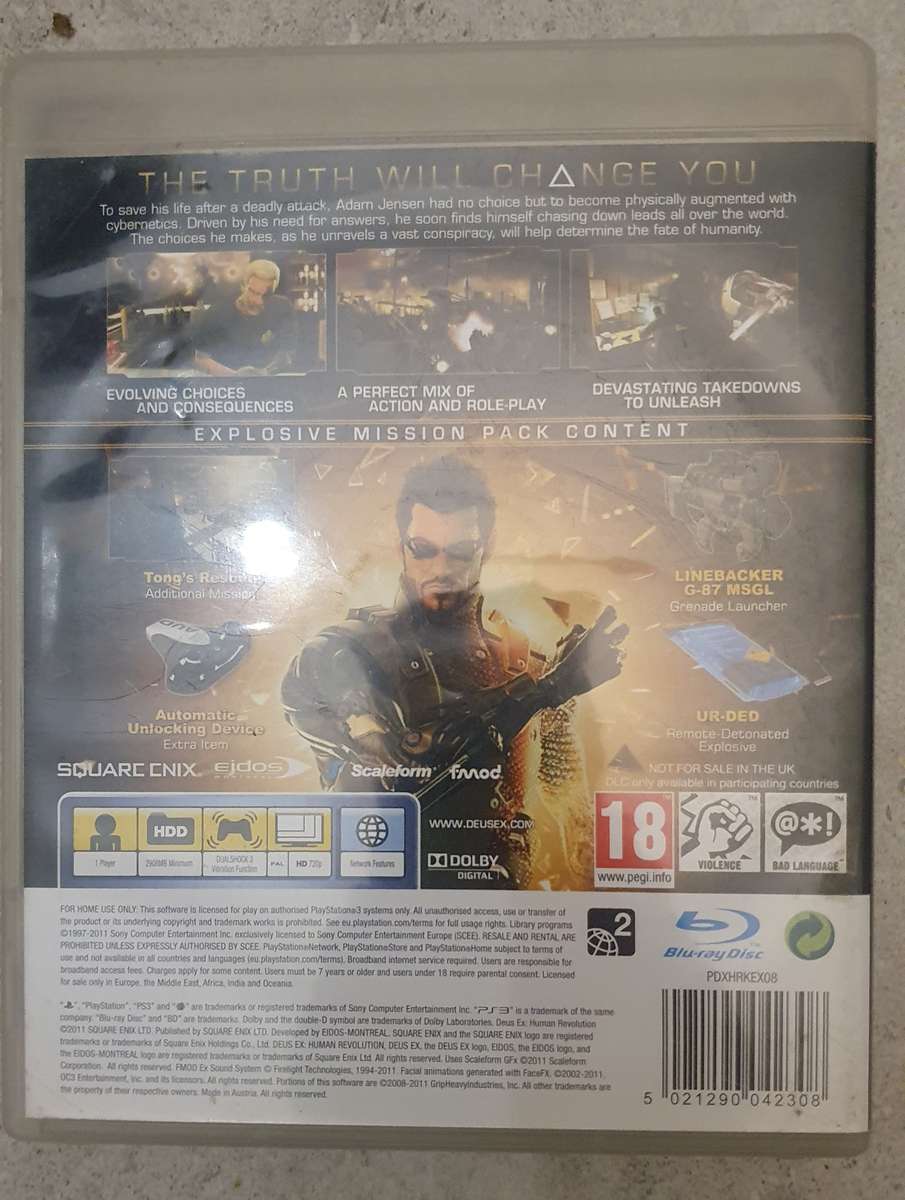 Deus Ex Human Revolution - Playstation 3