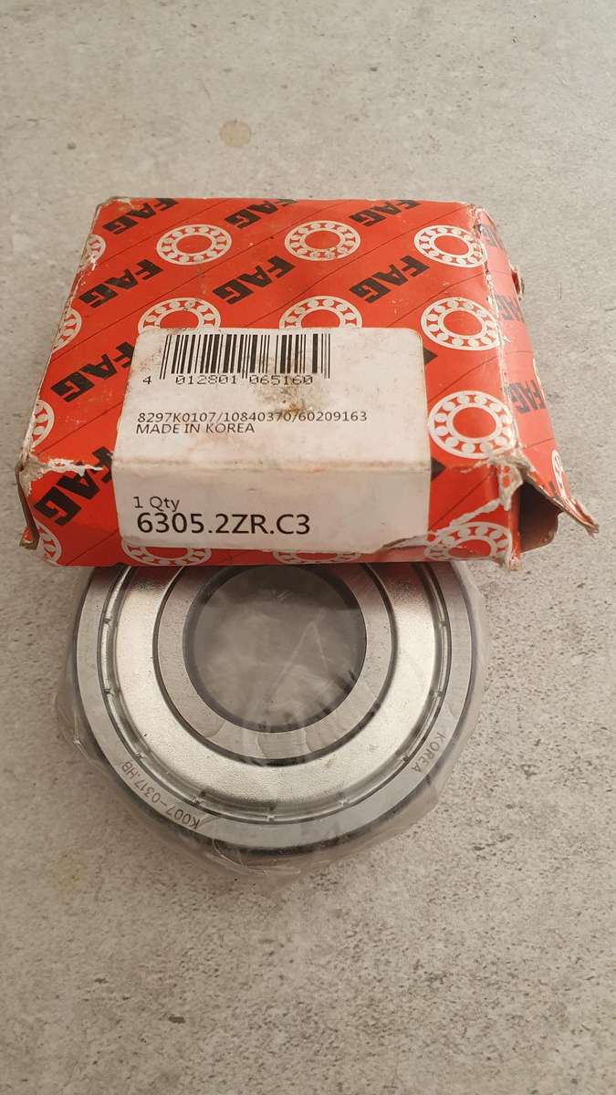 6305-2Z C3 FAG Single row deep groove ball bearing 25x62x17 mm 6305 - 2Z/C3