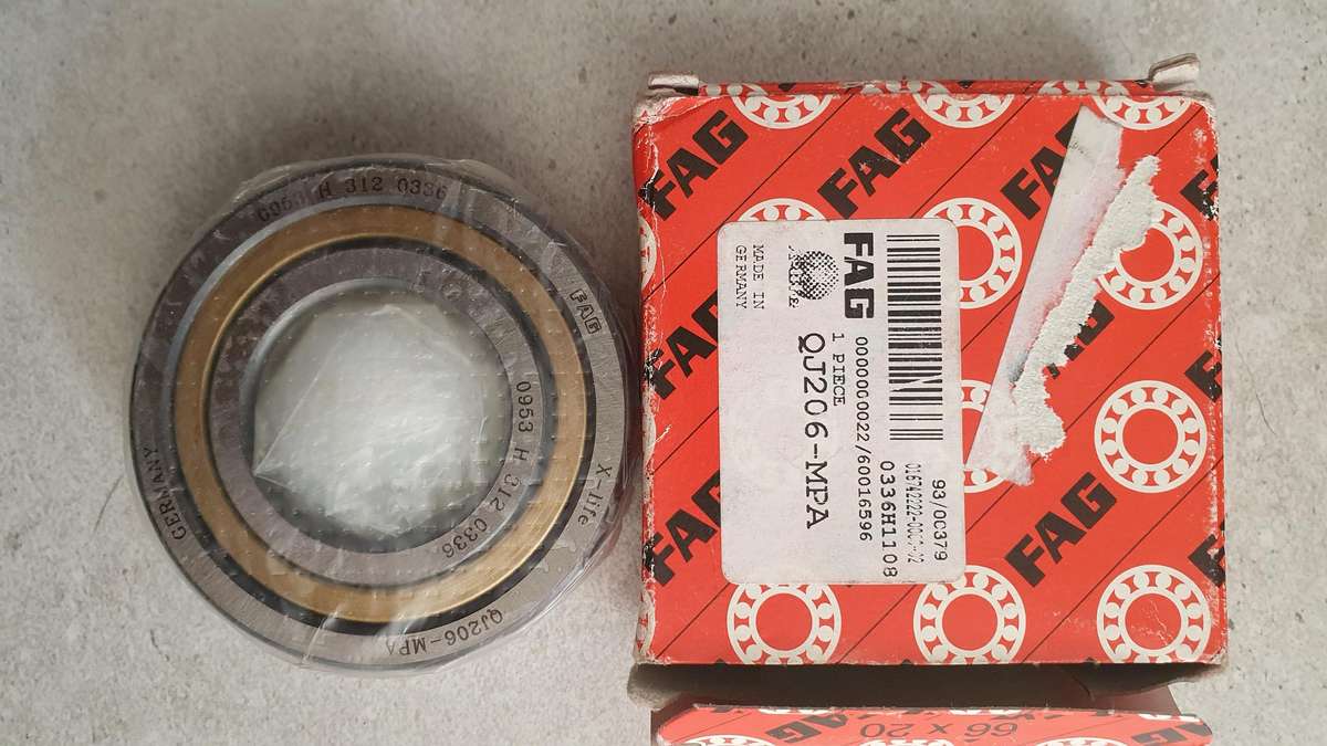 QJ 206 MPA ANGULAR CONTACT BALL BRG 4 POINT CONT BRASS CN P0 30X62X16MM