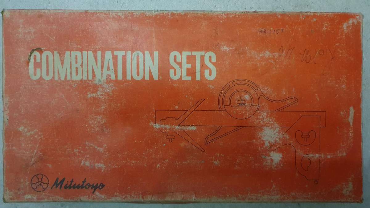 Mitutoyo Combination Square Set