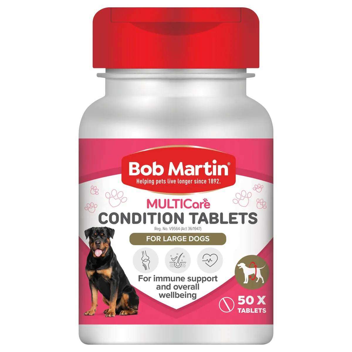 Bob Martin Multicare Large Condition Tablets for Dogs 50 Pack