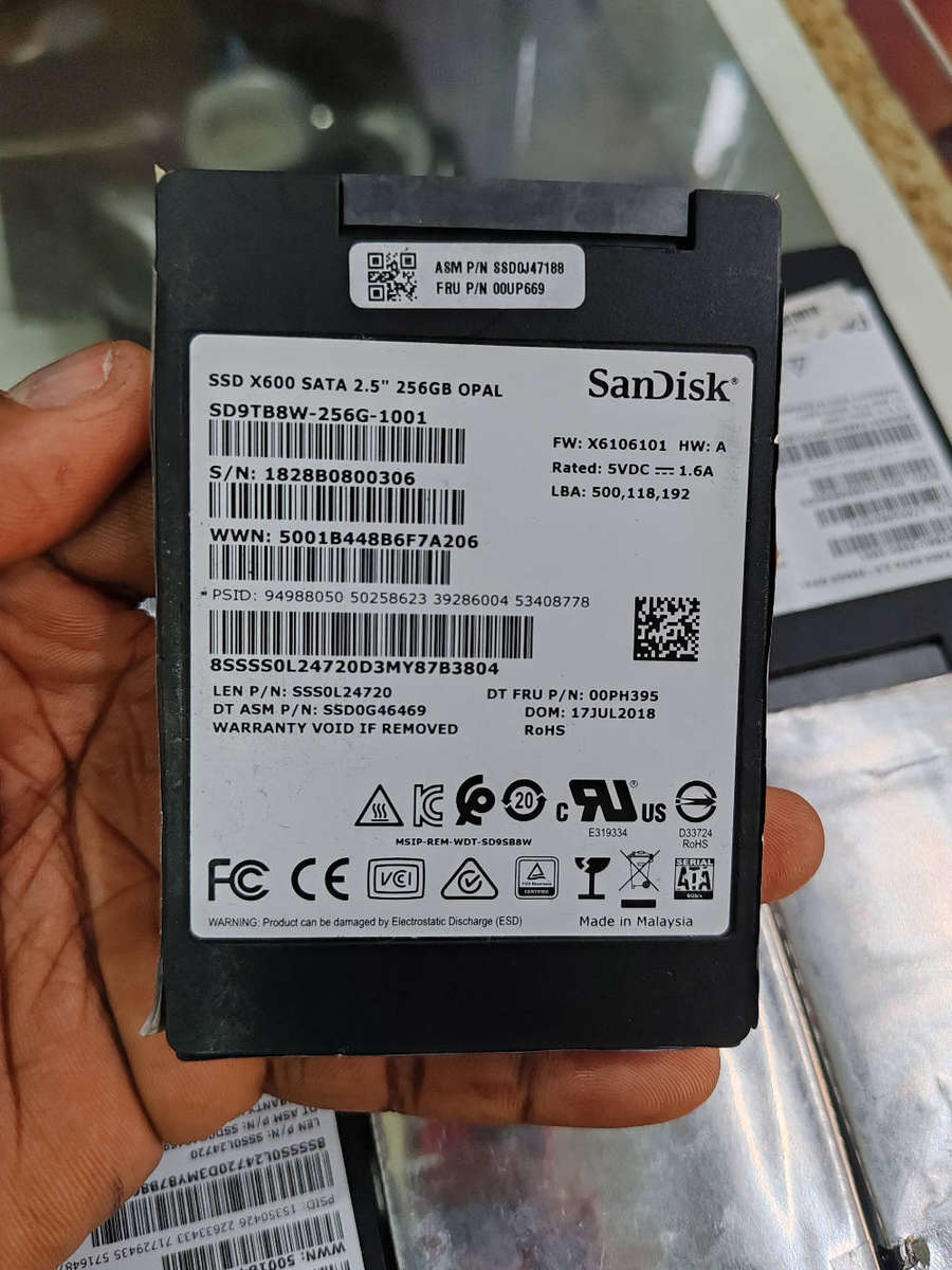 **LATE ENTRY** SANDISK 256SSD SATA
