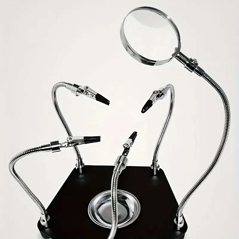 DIY Soldering Station with 5X Magnifying Glass