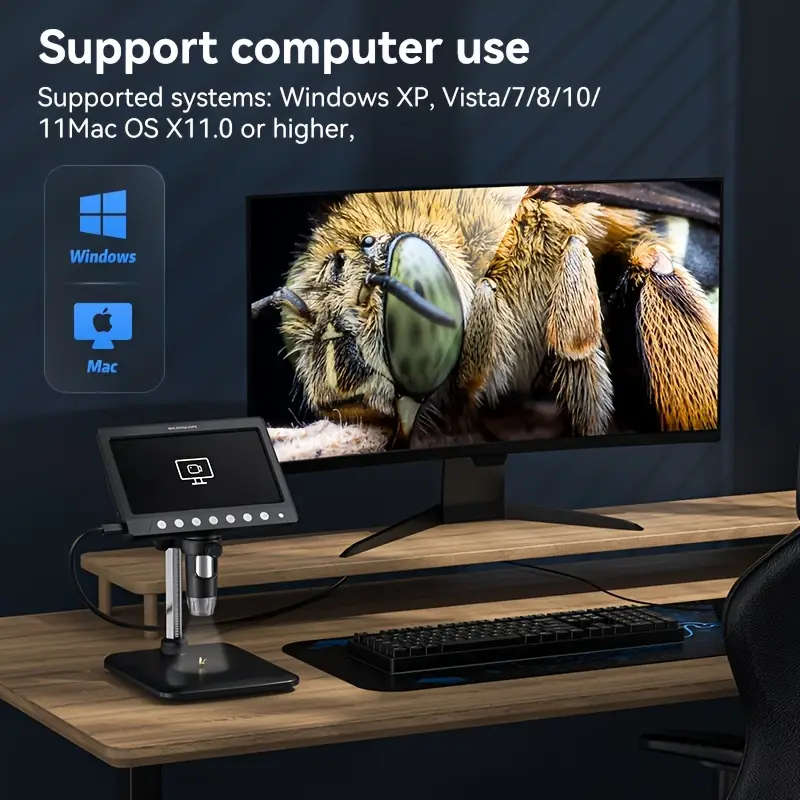 7-inch High-Definition Digital Microscope