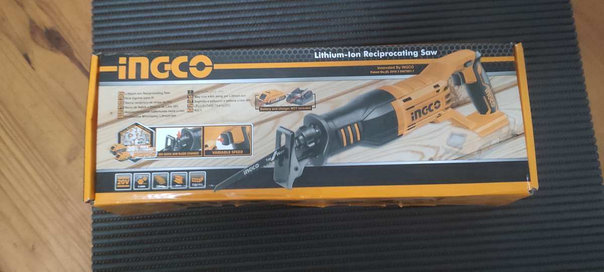 Ingco - Cordless Lithium Ion Reciprocating Saw - 20V (NO BATTERY OR CHARGER)