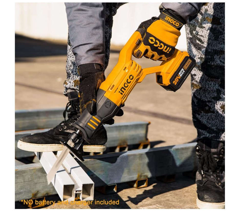 Ingco - Cordless Lithium Ion Reciprocating Saw - 20V (NO BATTERY OR CHARGER)