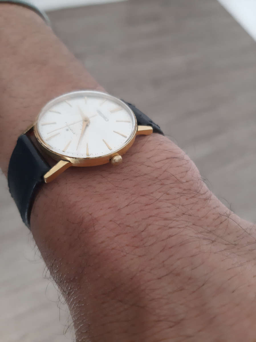 Seiko 17 jewels dress watch working