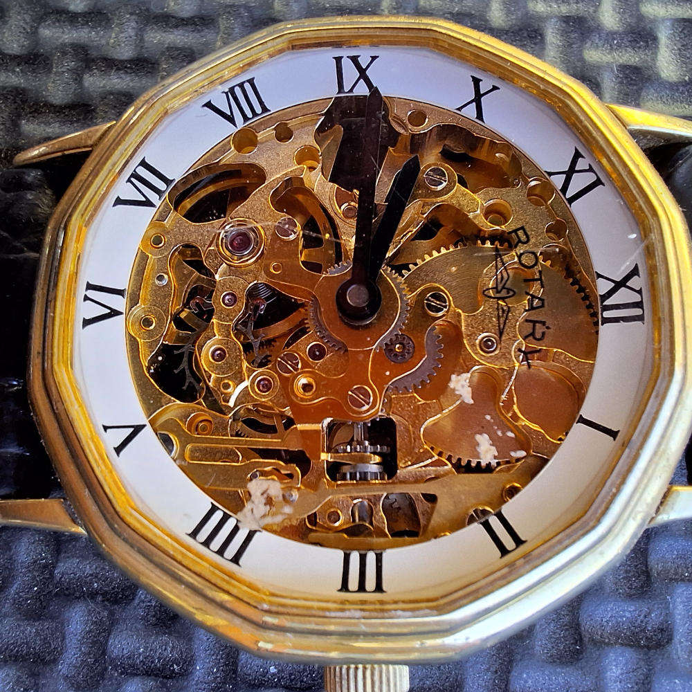 Rotary mechanical watch