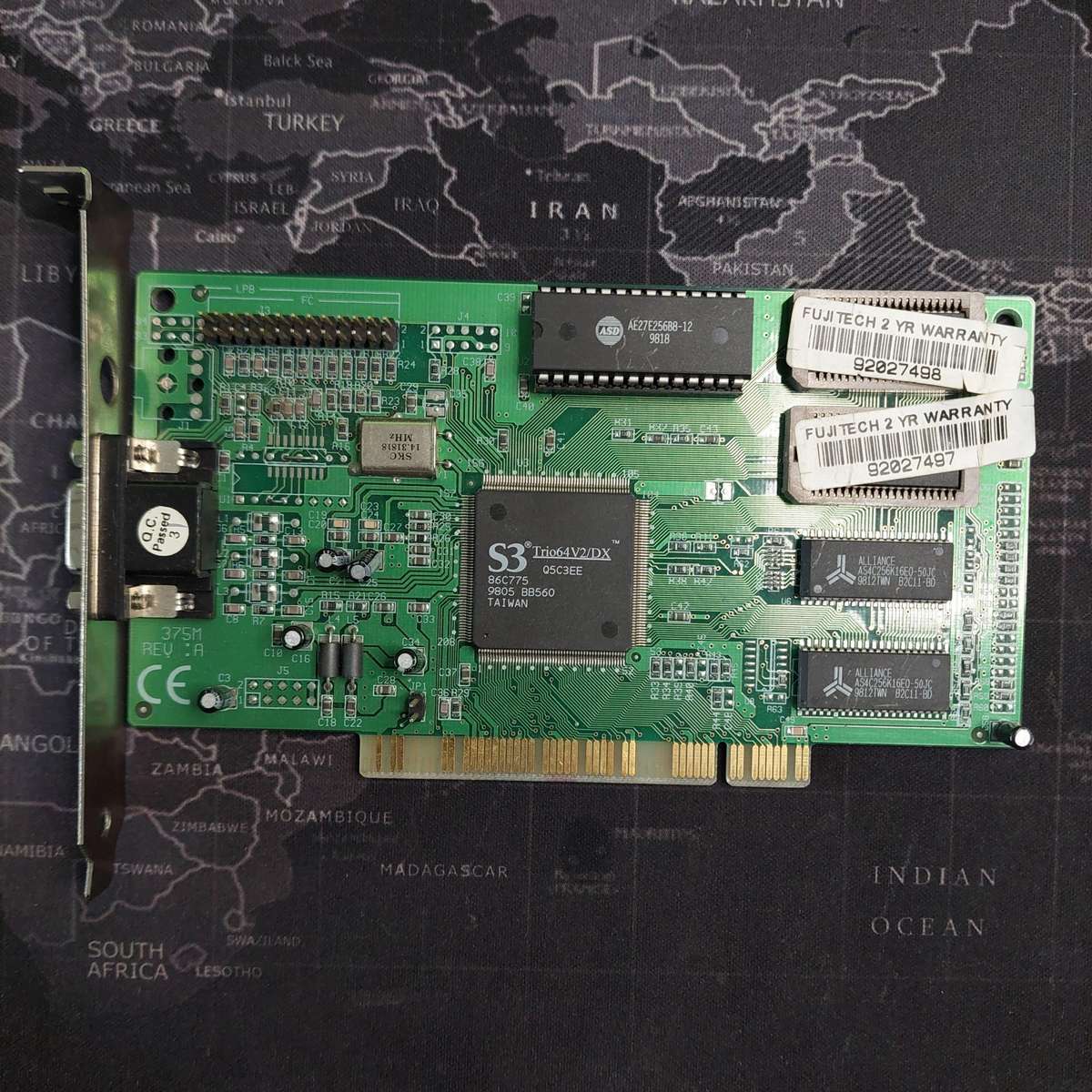 S3 Trio64V2/DX PCI Vintage Graphics Card