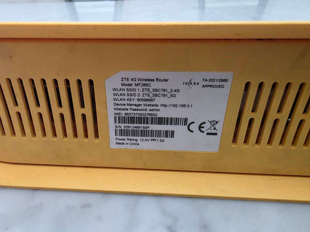 ZTE MF286C LTE + 4G WiFi Router