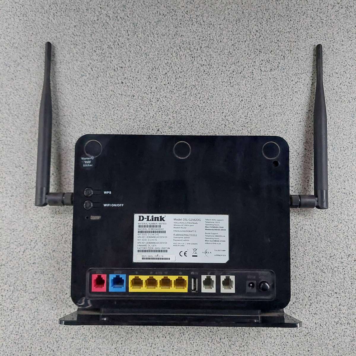 D-Link DSL-G2562DG Modem Router