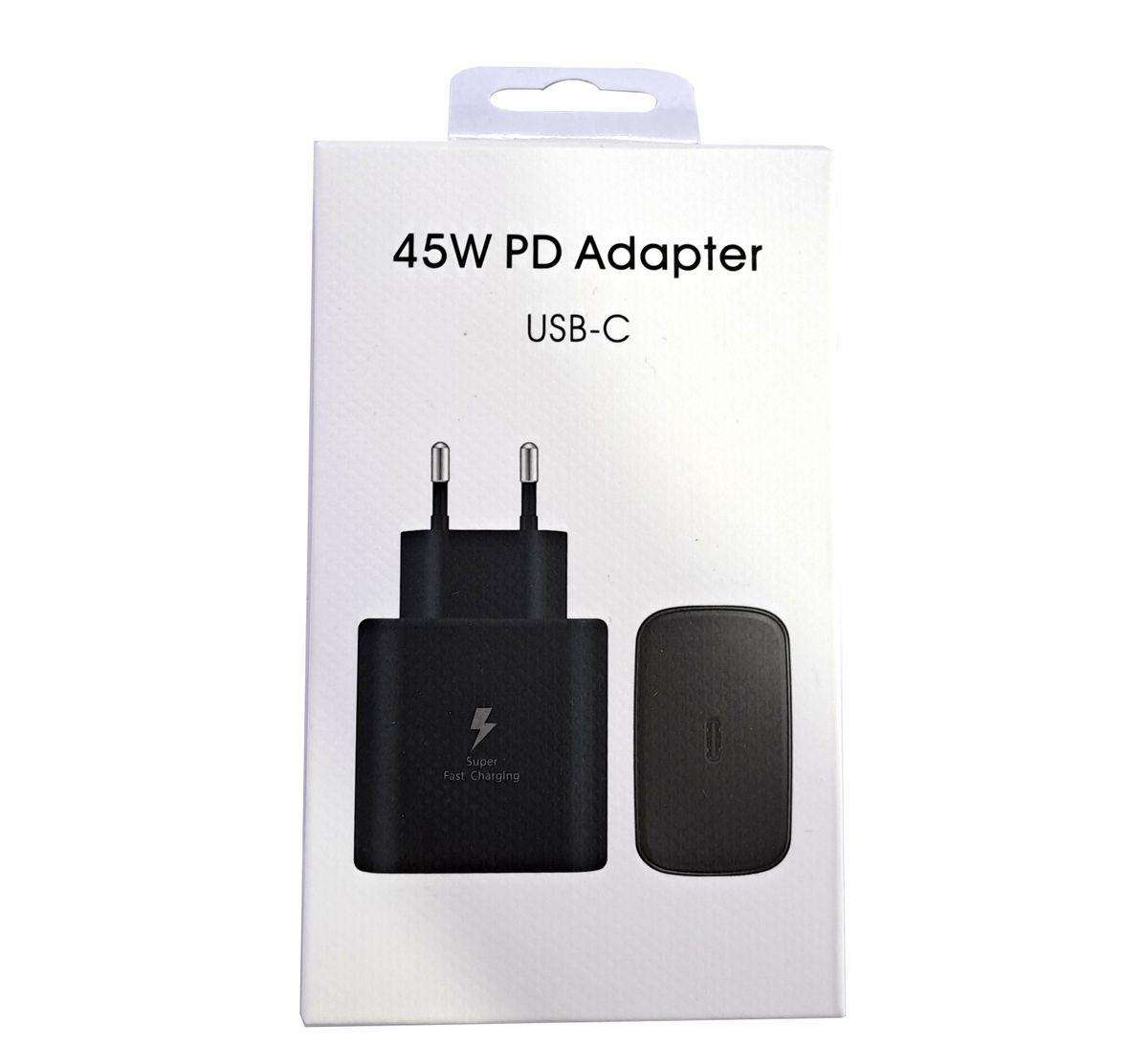 Type C 45W Fast Charging Adapter - Generic - Black (No Cable)