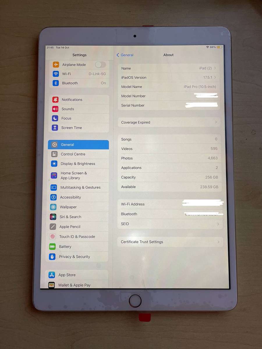 iPad Pro 2017 10.2'' 256GB ROSE GOLD