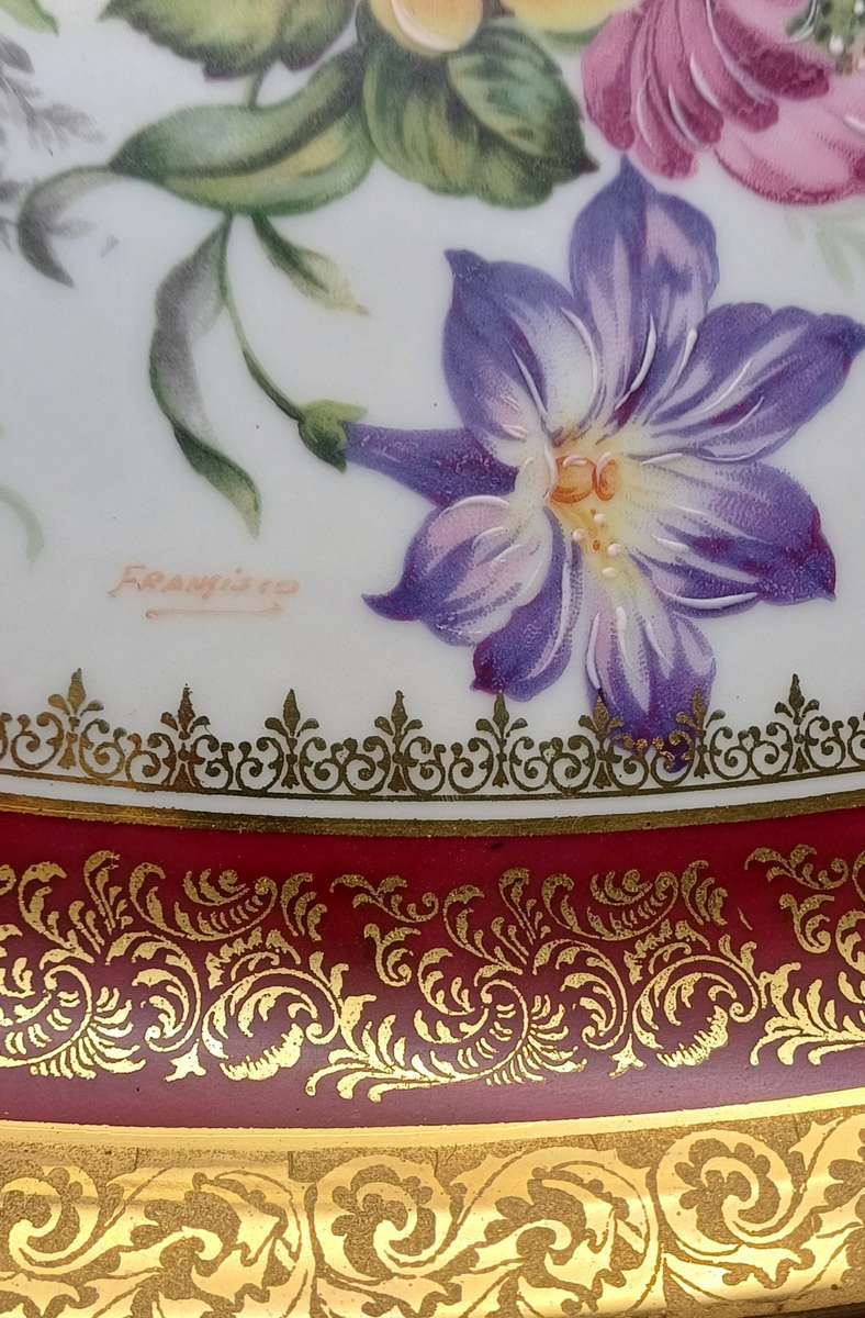 Beautiful Limoges oval plate