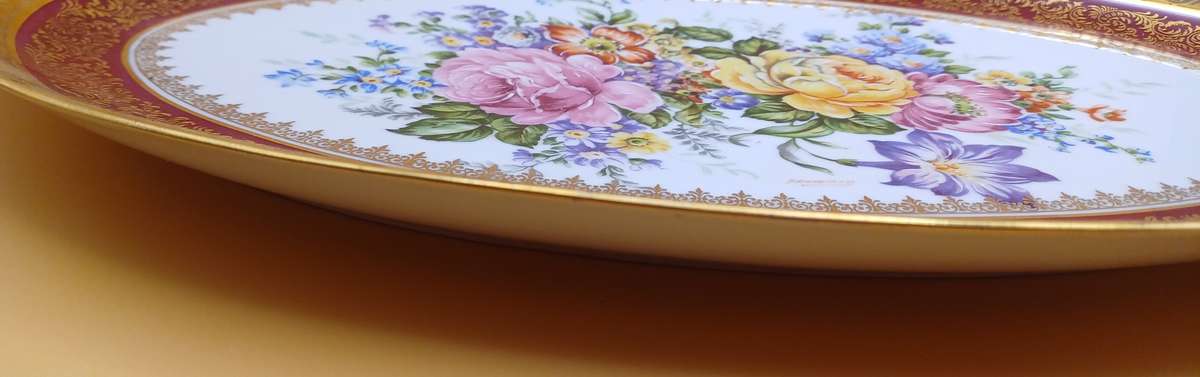 Beautiful Limoges oval plate