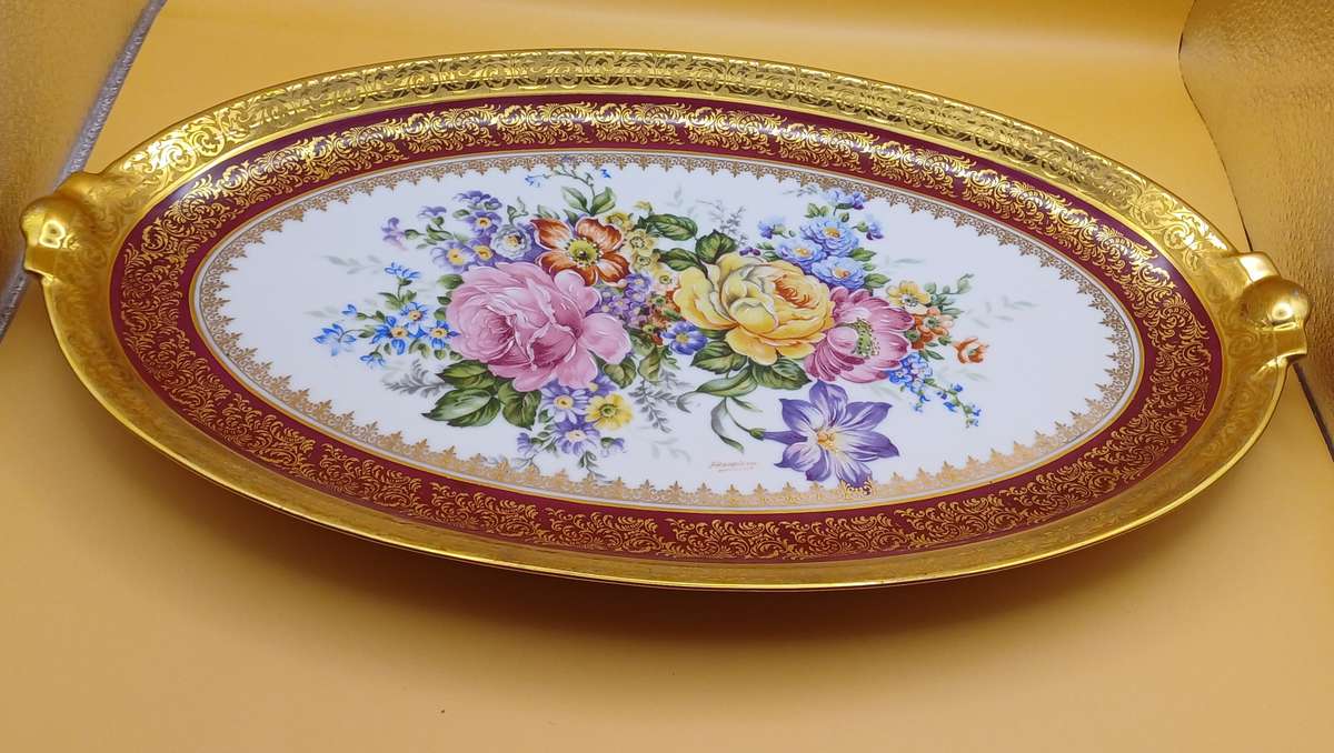 Beautiful Limoges oval plate