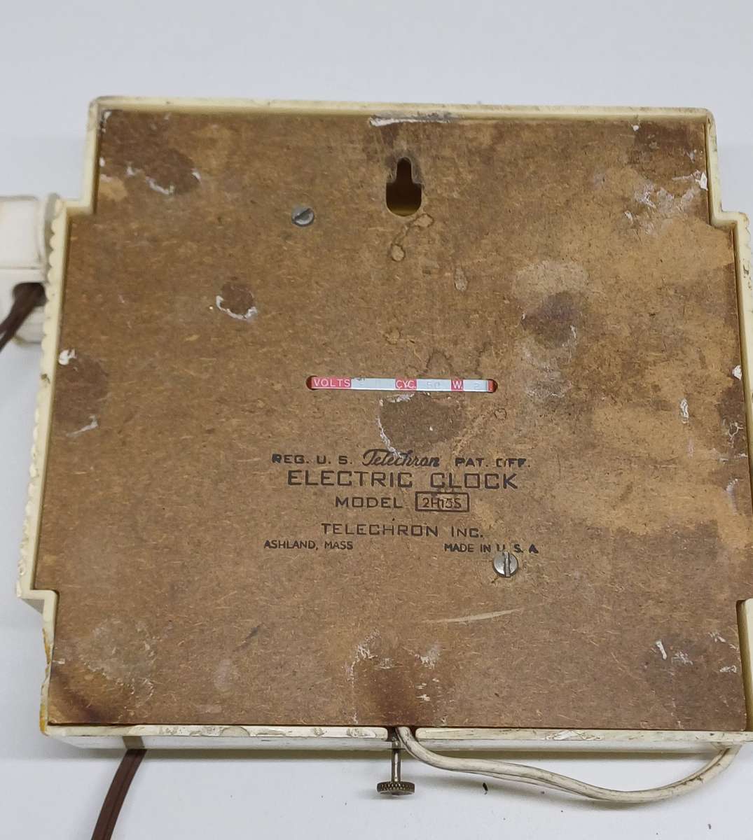 1950's Telechron Artdeco Style wall clock-working