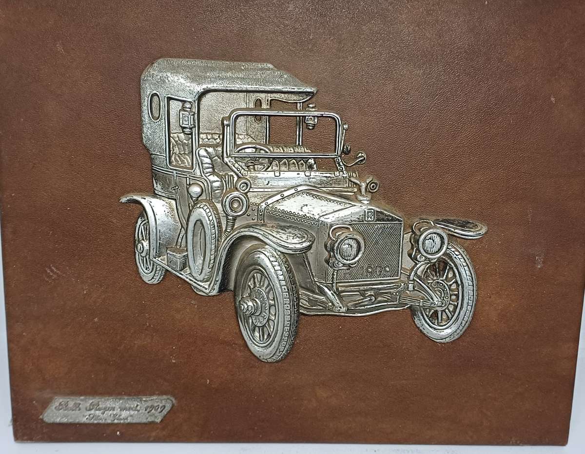 Collectable  - mounted on leather