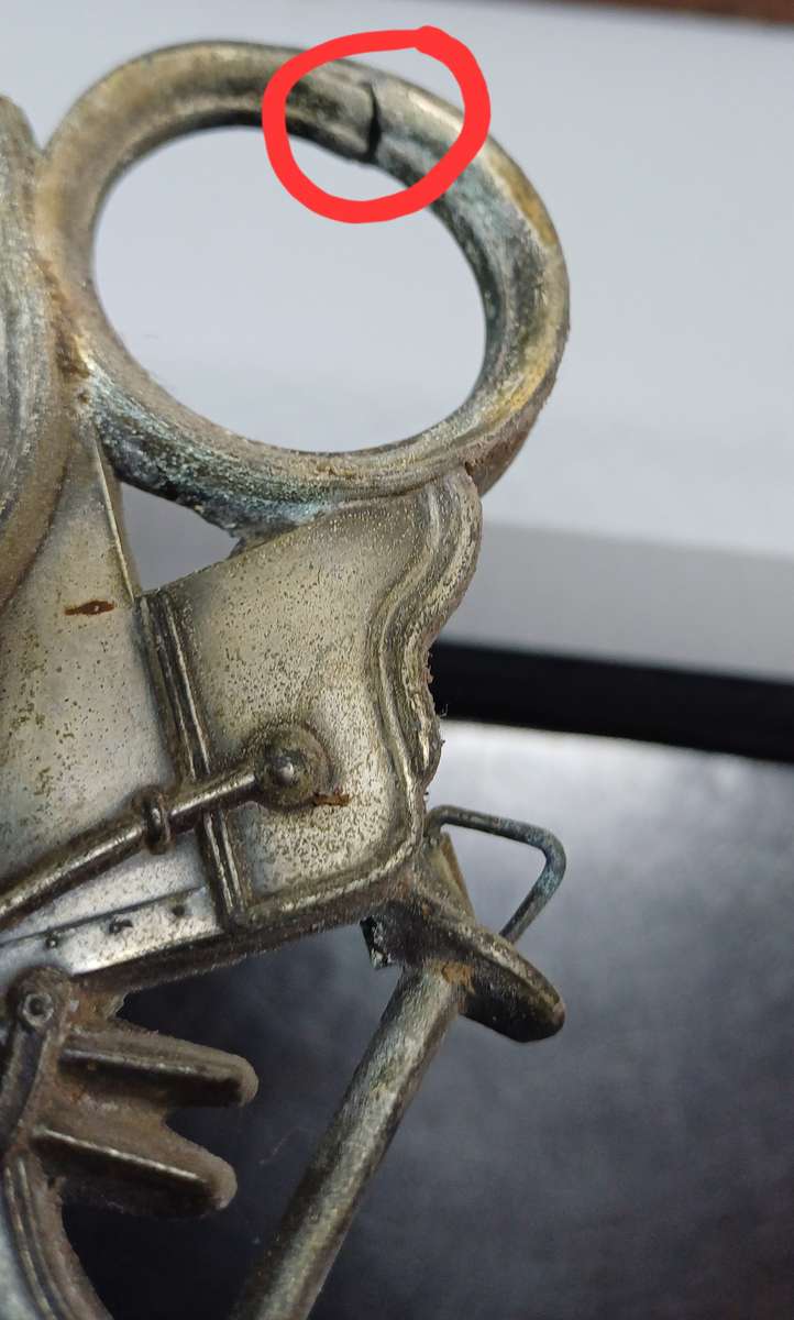 Collectable  - mounted on leather