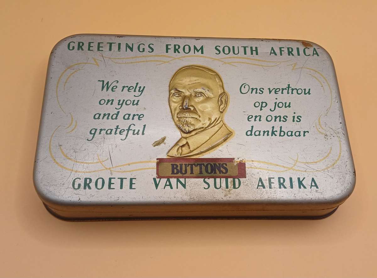 WWII Tin Greetings from South Africa