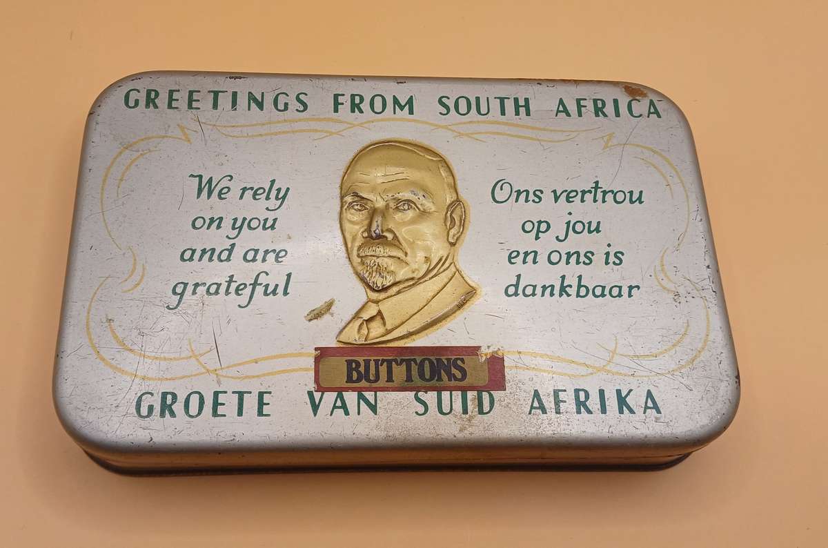 WWII Tin Greetings from South Africa