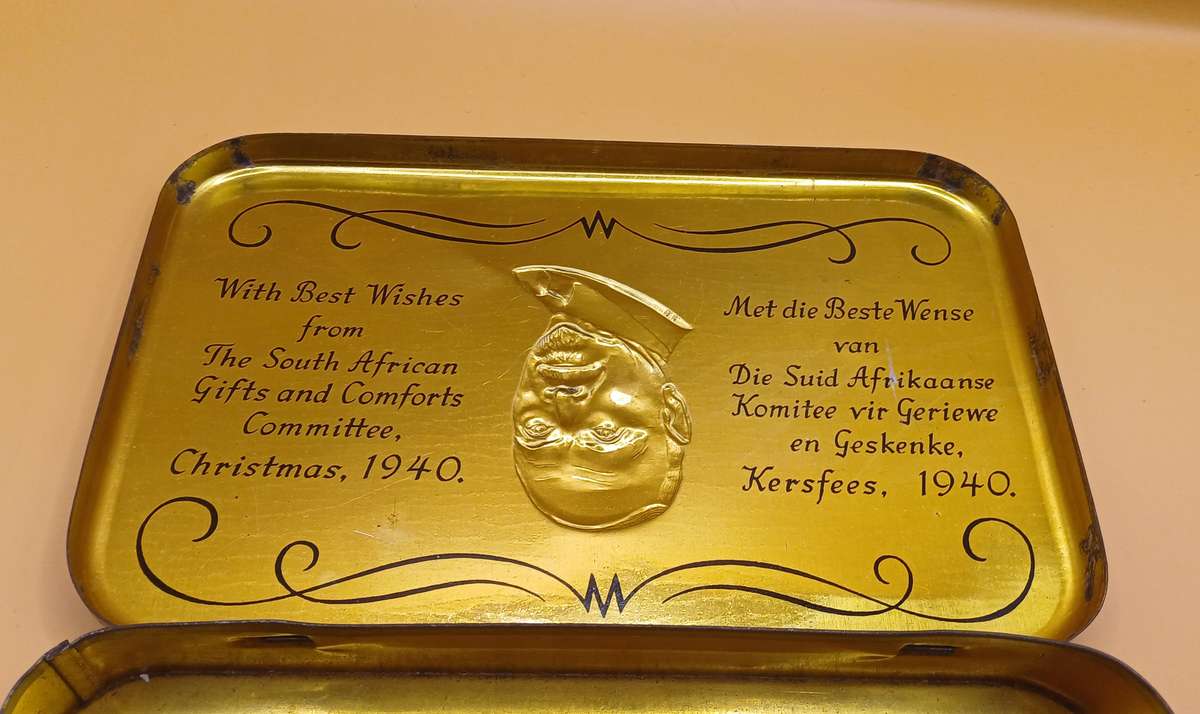 WWII Tin Greetings from South Africa