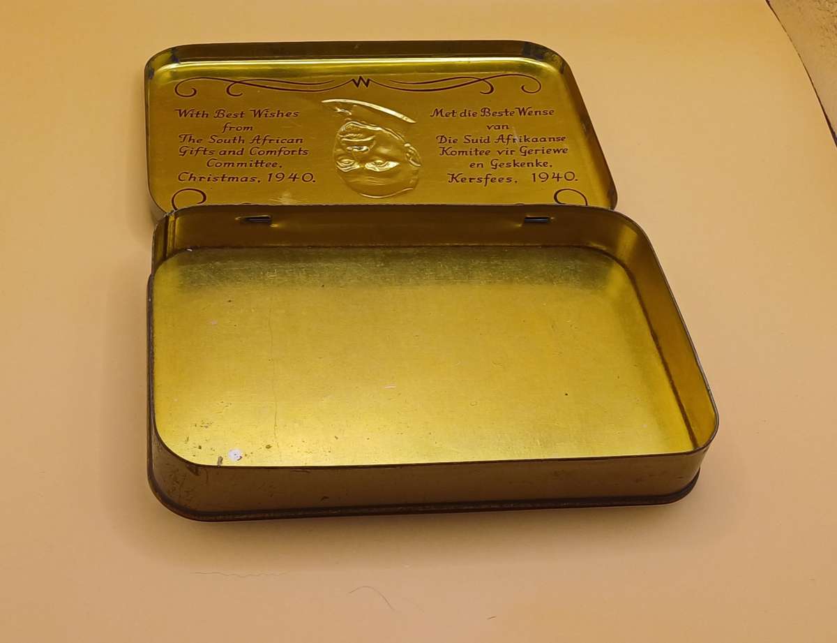 WWII Tin Greetings from South Africa