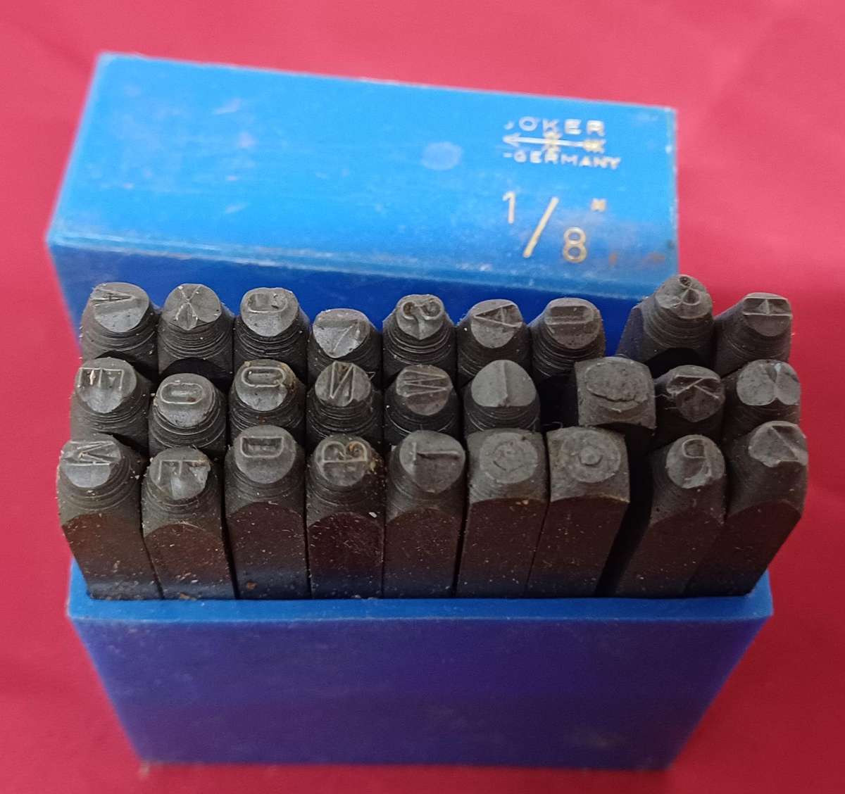 Steel letter punches w- germany