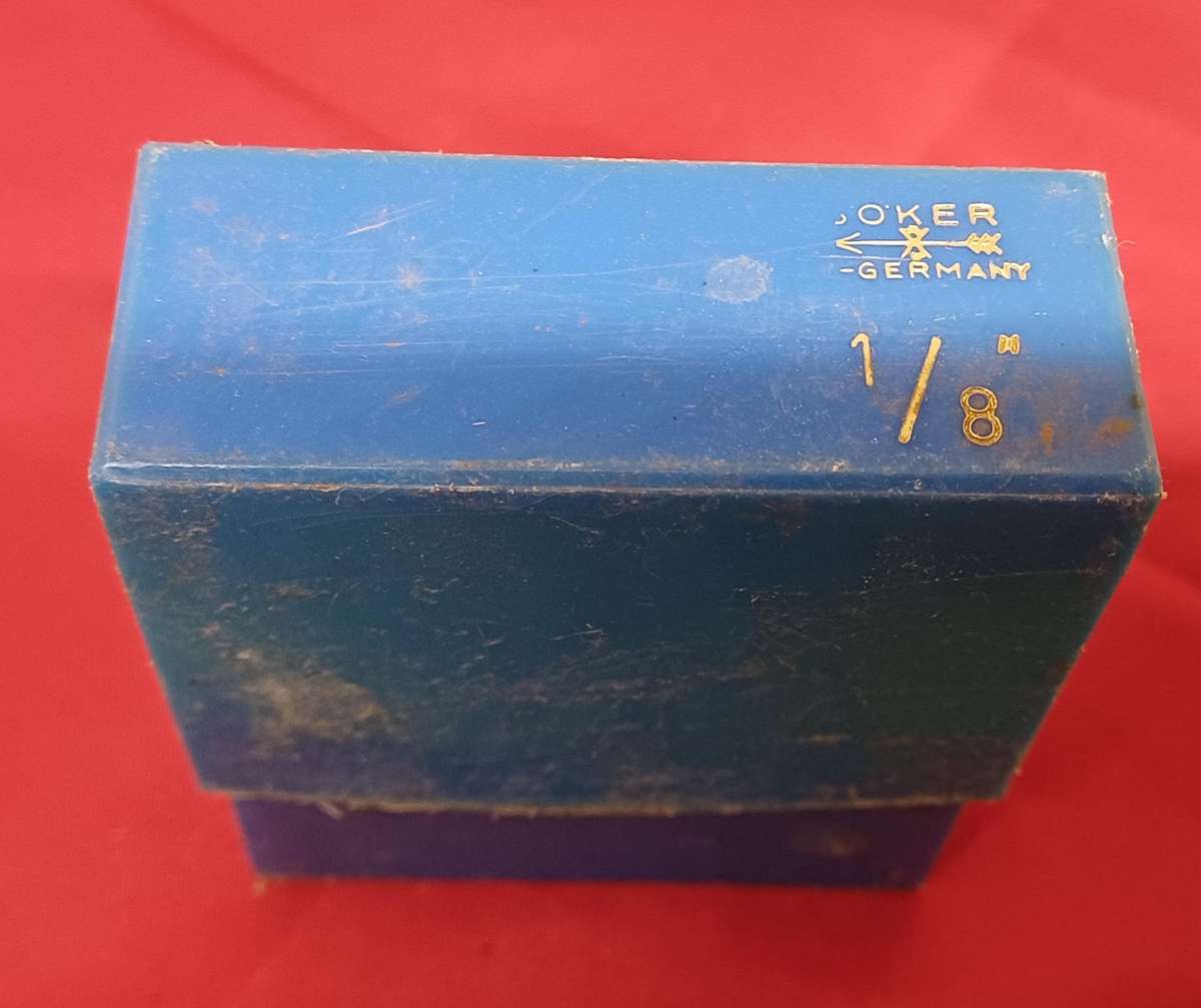 Steel letter punches w- germany