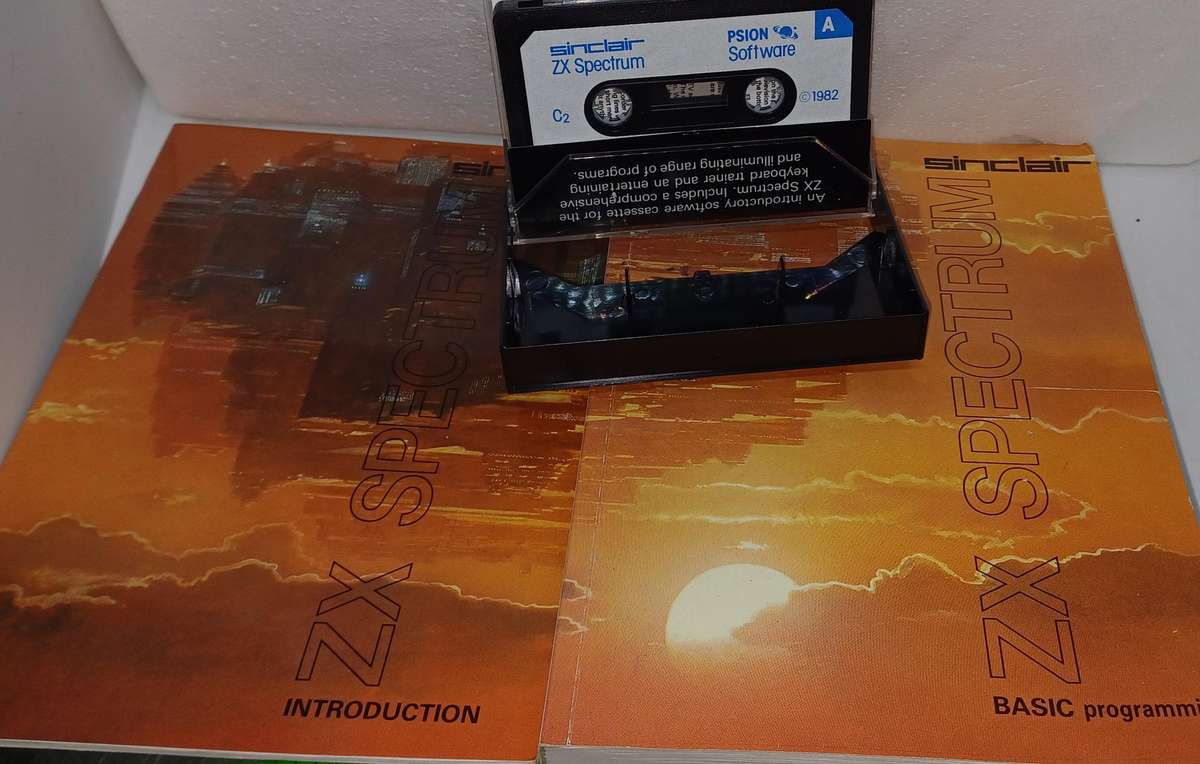 Vintage 1982 Sinclair ZX Spectrum personal computer