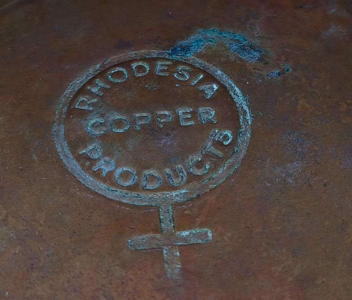 Rhodesian copper bowl
