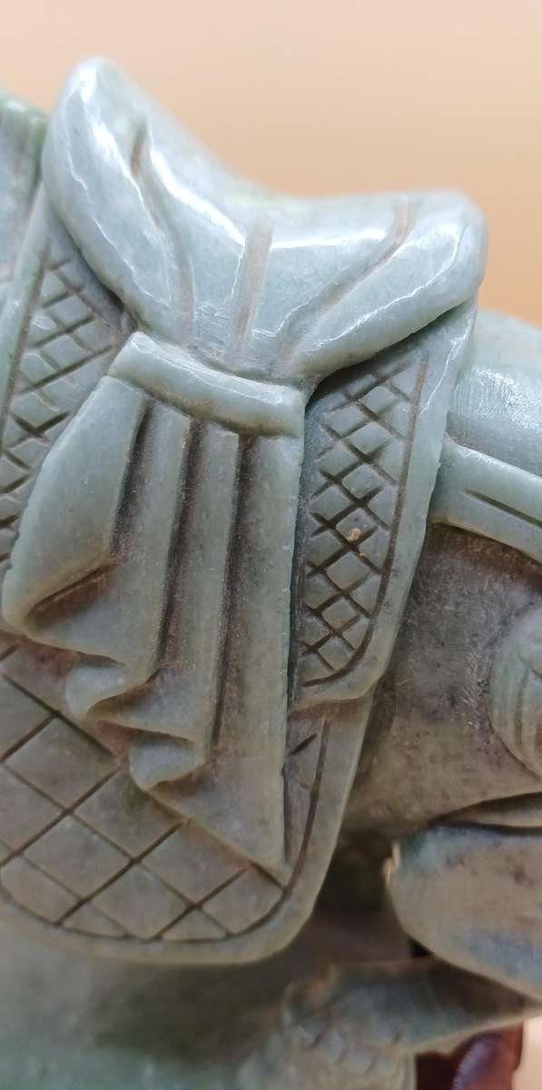 Green Jade Horse sculpture