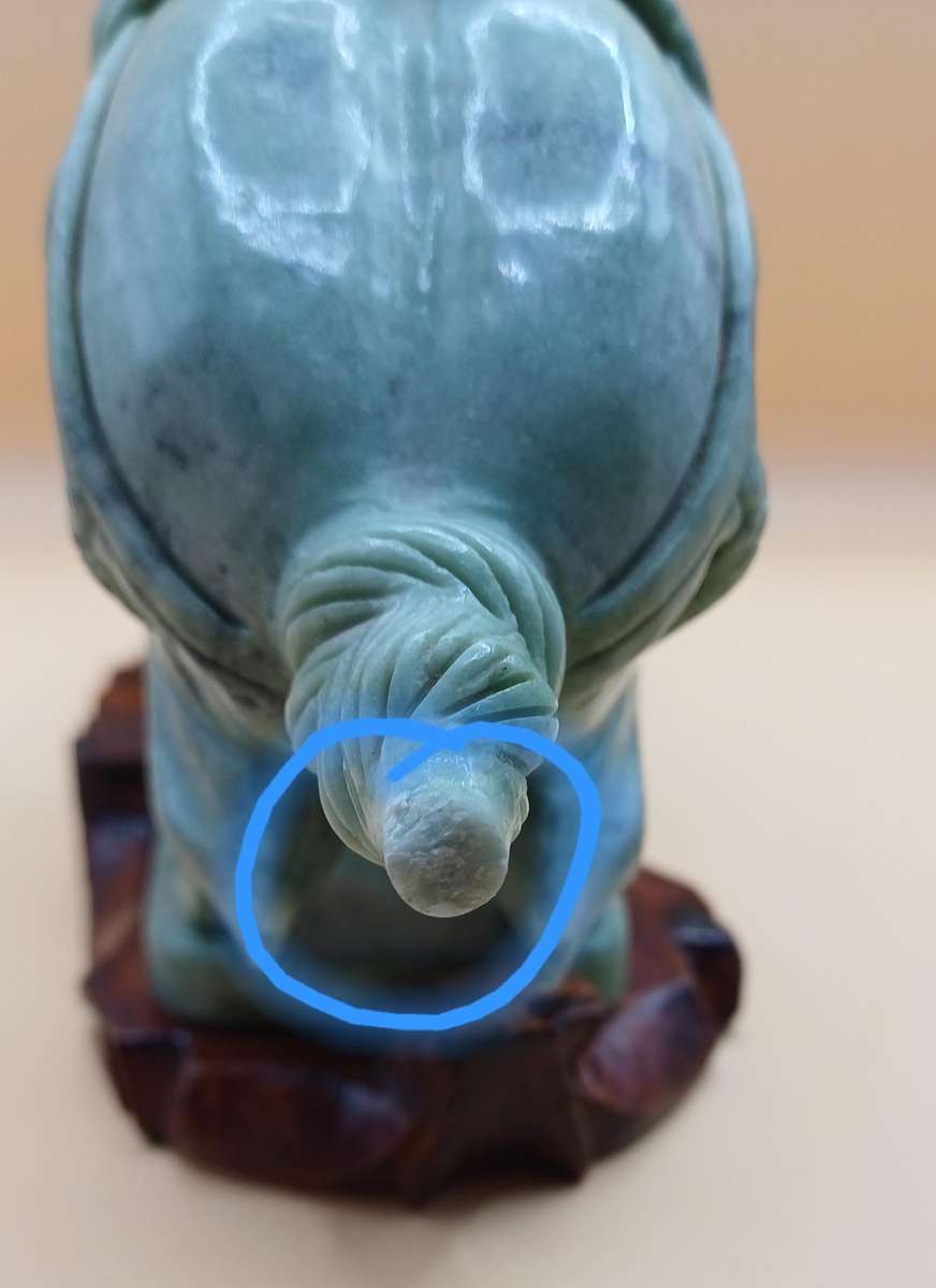 Green Jade Horse sculpture