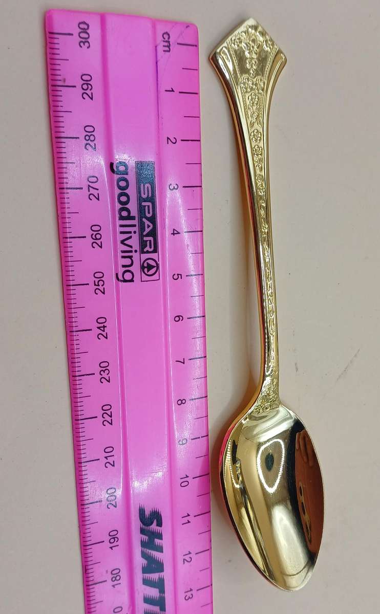 Eetrite 24ct gold plated teaspoons