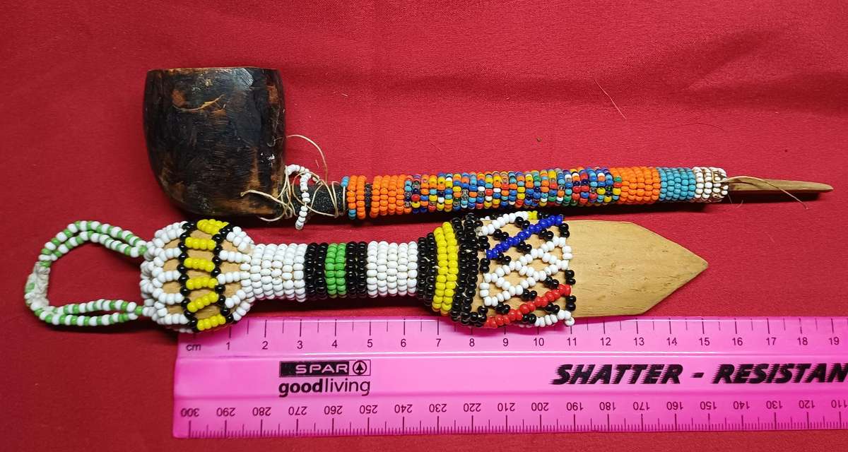 Vintage celluloid beaded dolls