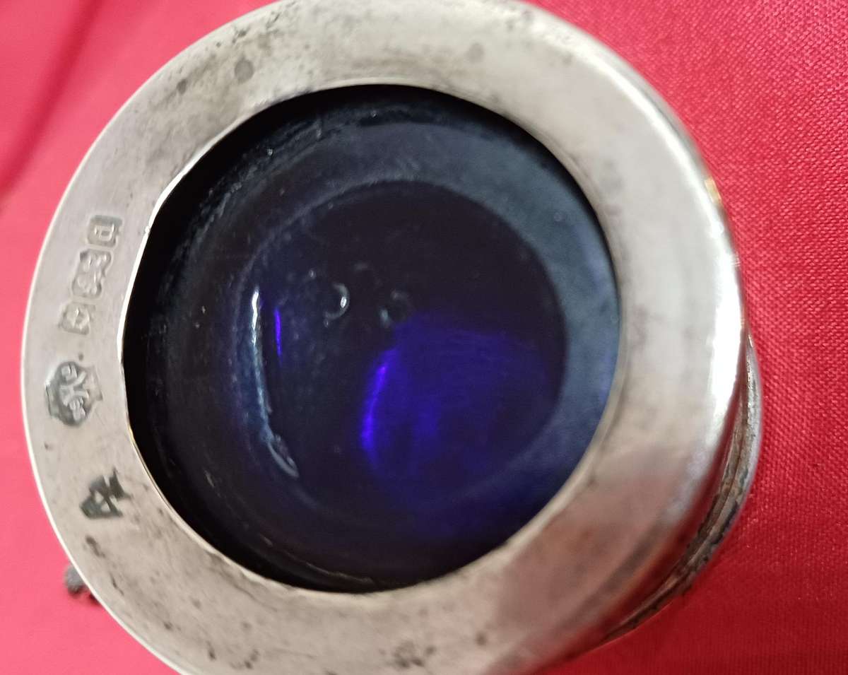 Silver hallmarked mustard pot