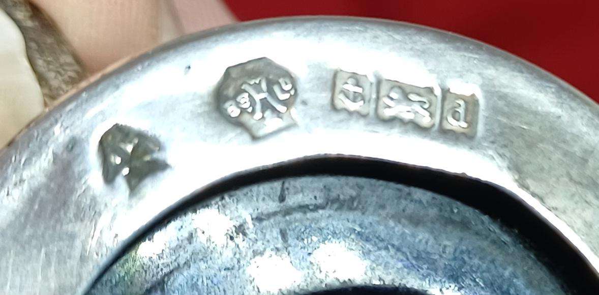 Silver hallmarked mustard pot