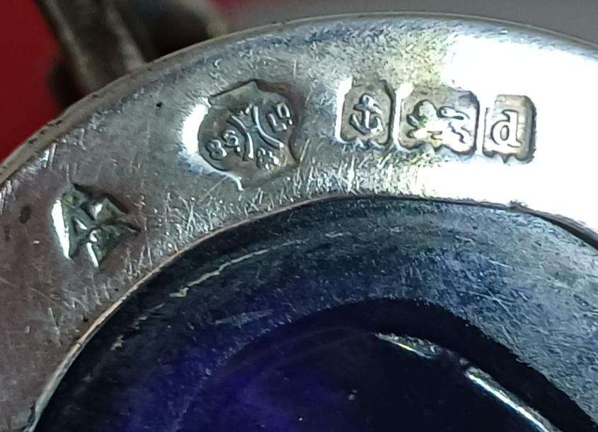 Silver hallmarked mustard pot