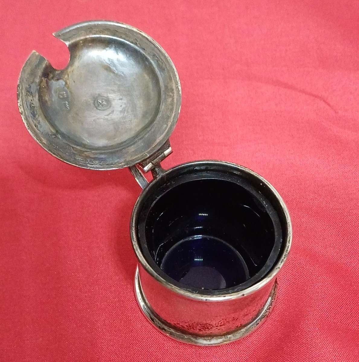 Silver hallmarked mustard pot