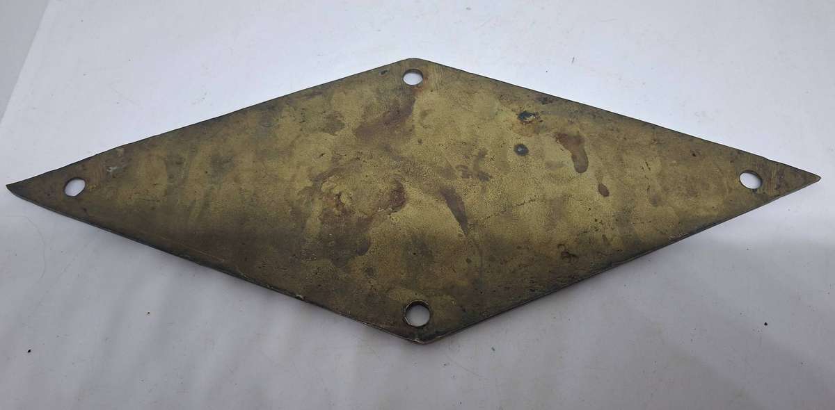 Collectable  locomotive  brass plate