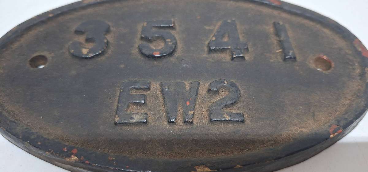 Railway cast Iron wagon plate