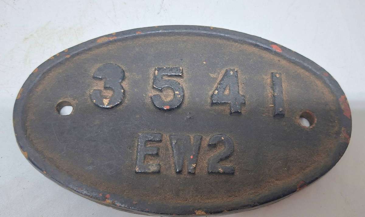Railway cast Iron wagon plate