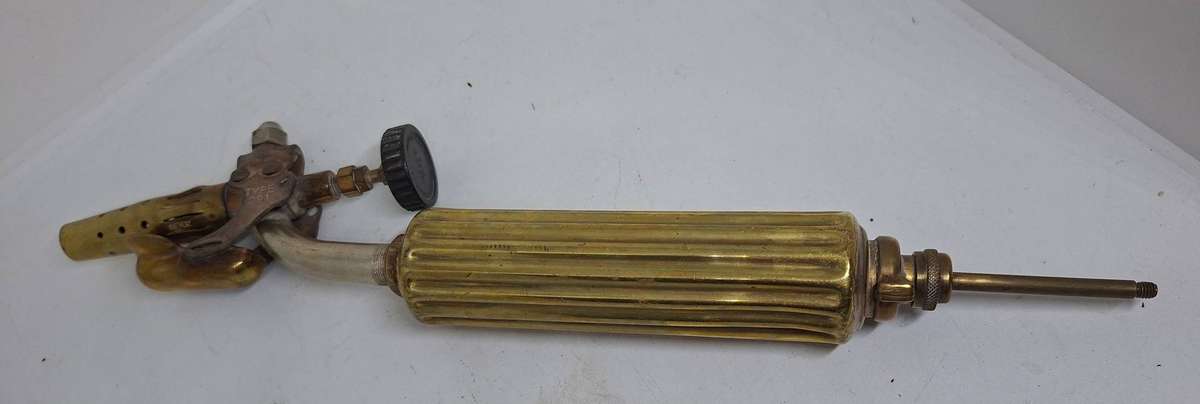 Vintage Max Sievert  brass blow torch-Swedish