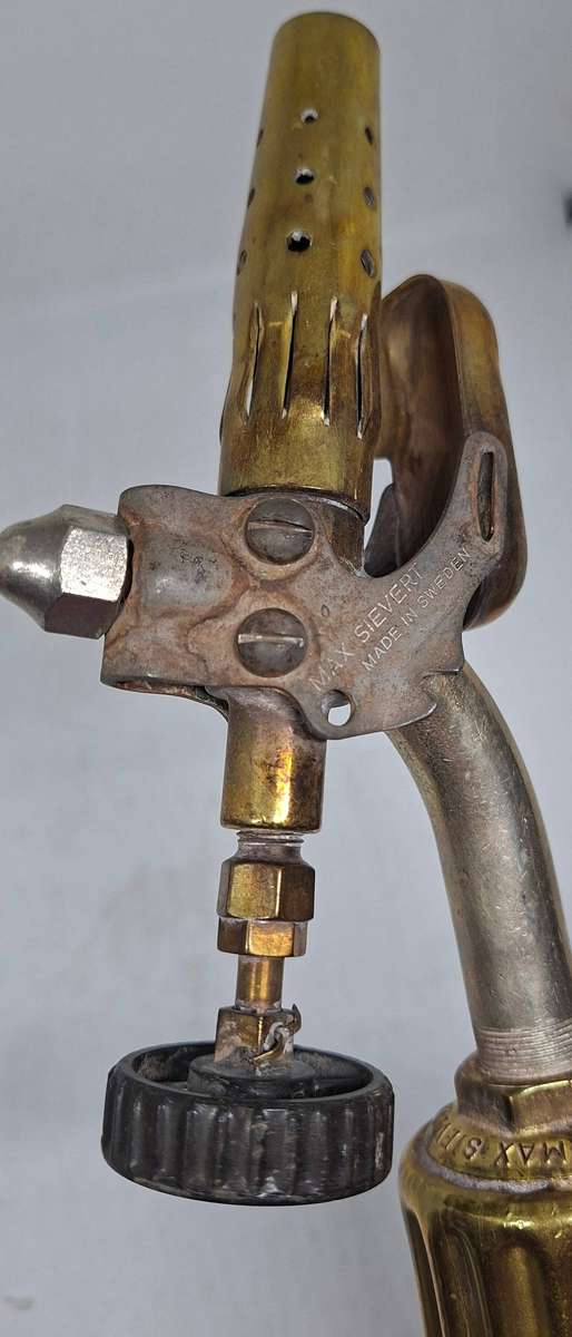 Vintage Max Sievert  brass blow torch-Swedish