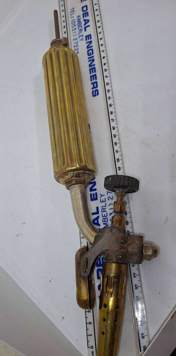 Vintage Max Sievert  brass blow torch-Swedish